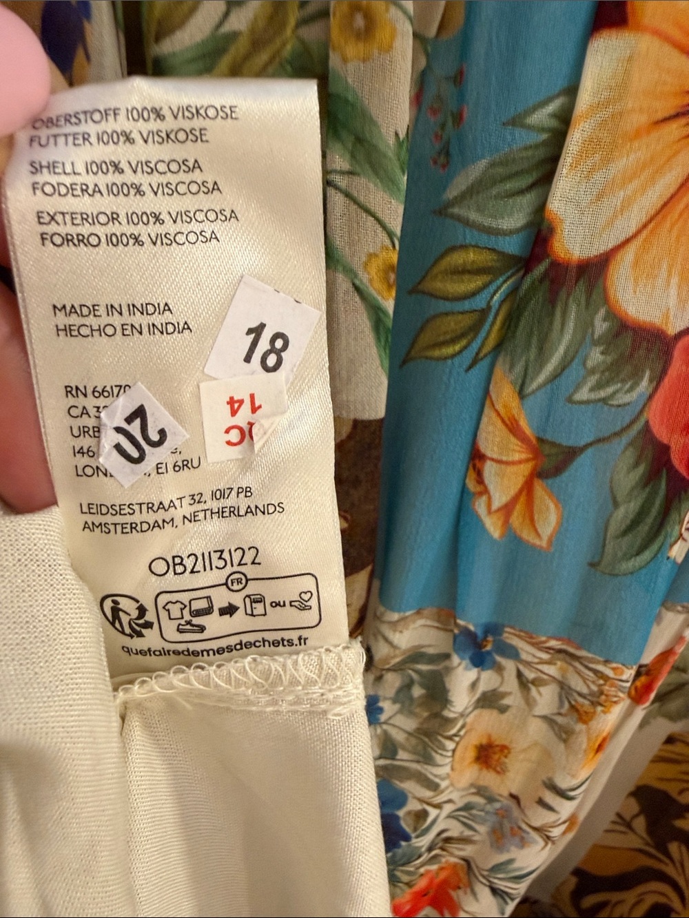 NWT Anthropologie Somerset Floral Chiffon Edition Maxi Dress Size L - Picture 11 of 15